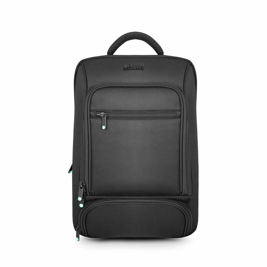 Laptop Backpack Urban Factory MCB15UF Black 15.6