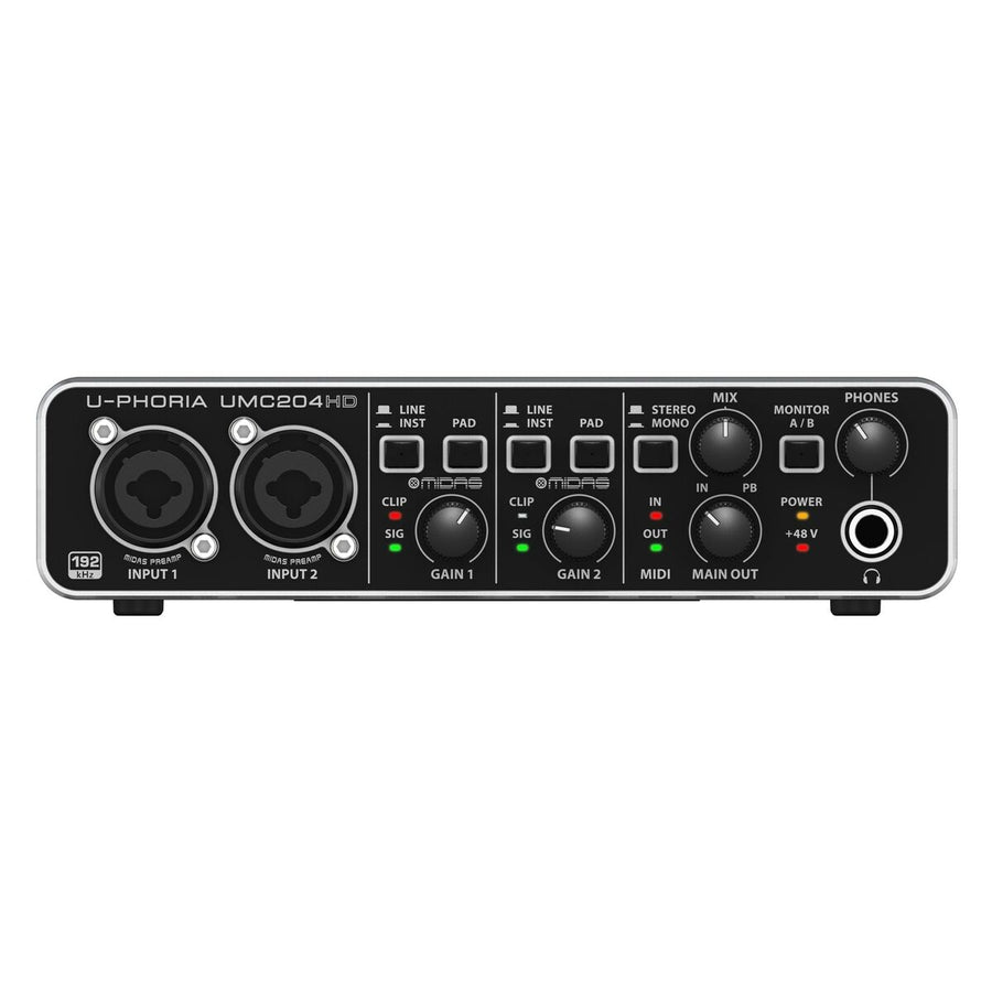 Interfaz de audio Behringer UMC204HD