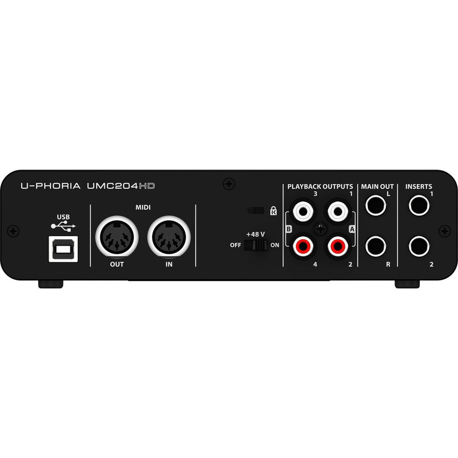 Interfaz de audio Behringer UMC204HD