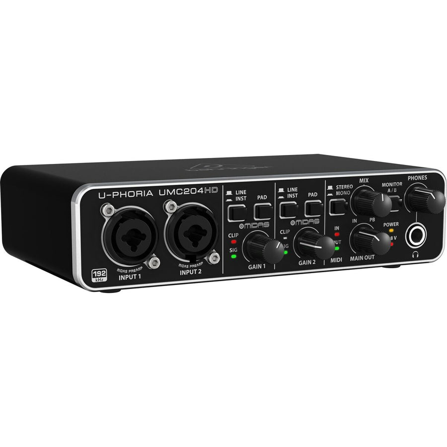 Interfaz de audio Behringer UMC204HD