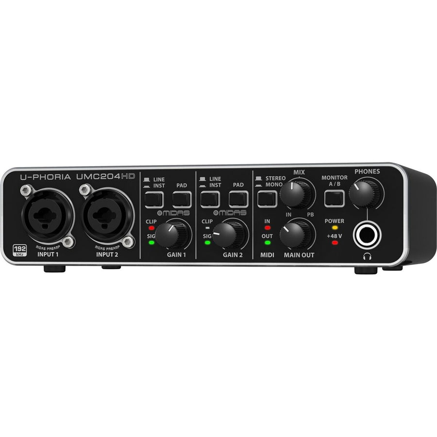 Interfaz de audio Behringer UMC204HD