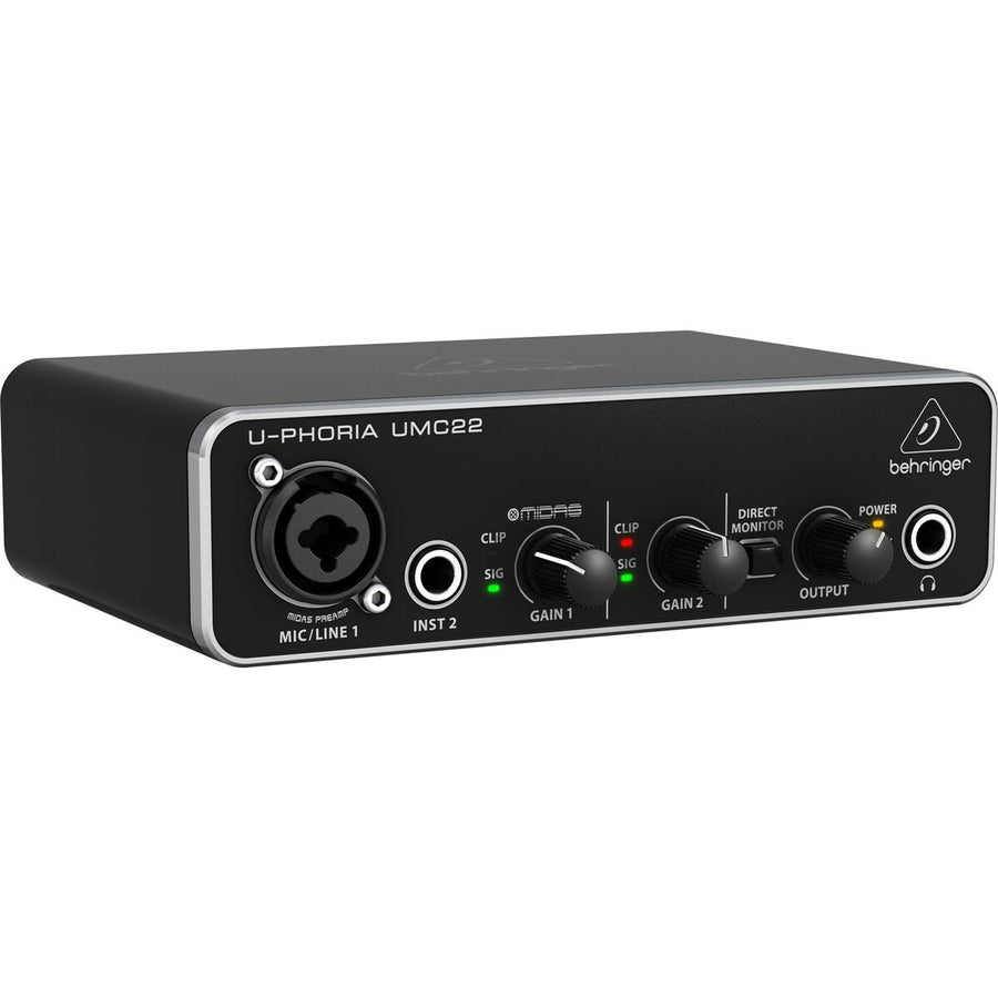 Interfaz de audio Behringer UMC22