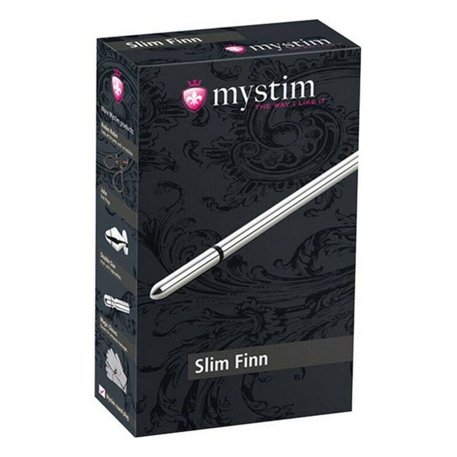 Estimulador Uretral de Aluminio Mystim Plata (15 cm)