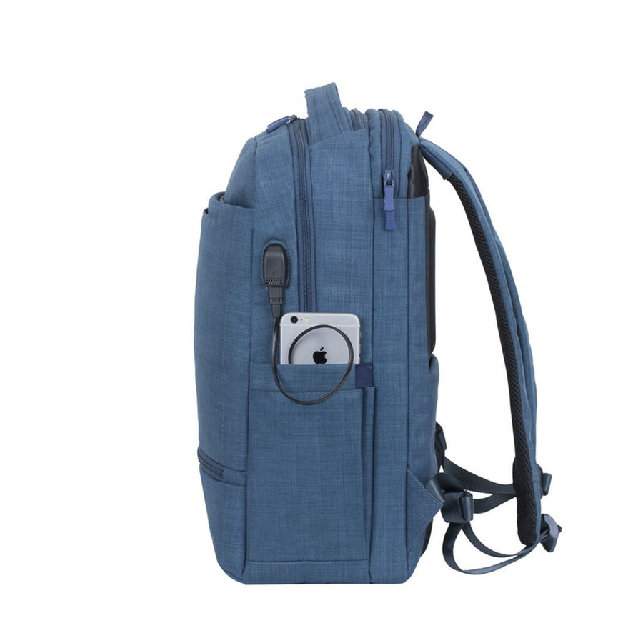 Laptop Case Rivacase Biscayne Blue 17,3