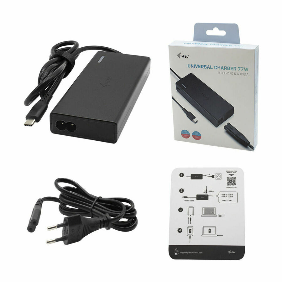 Cargador para Portátil i-Tec CHARGER-C77W 1,5 m