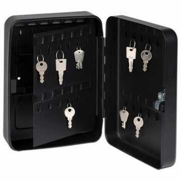 Key cupboard Yale Black 30 x 24 x 8 cm