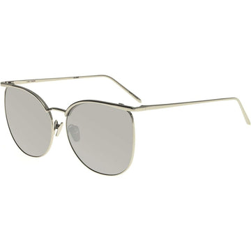 Gafas de Sol Mujer Linda Farrow  509 WHITE GOLD MIRROR