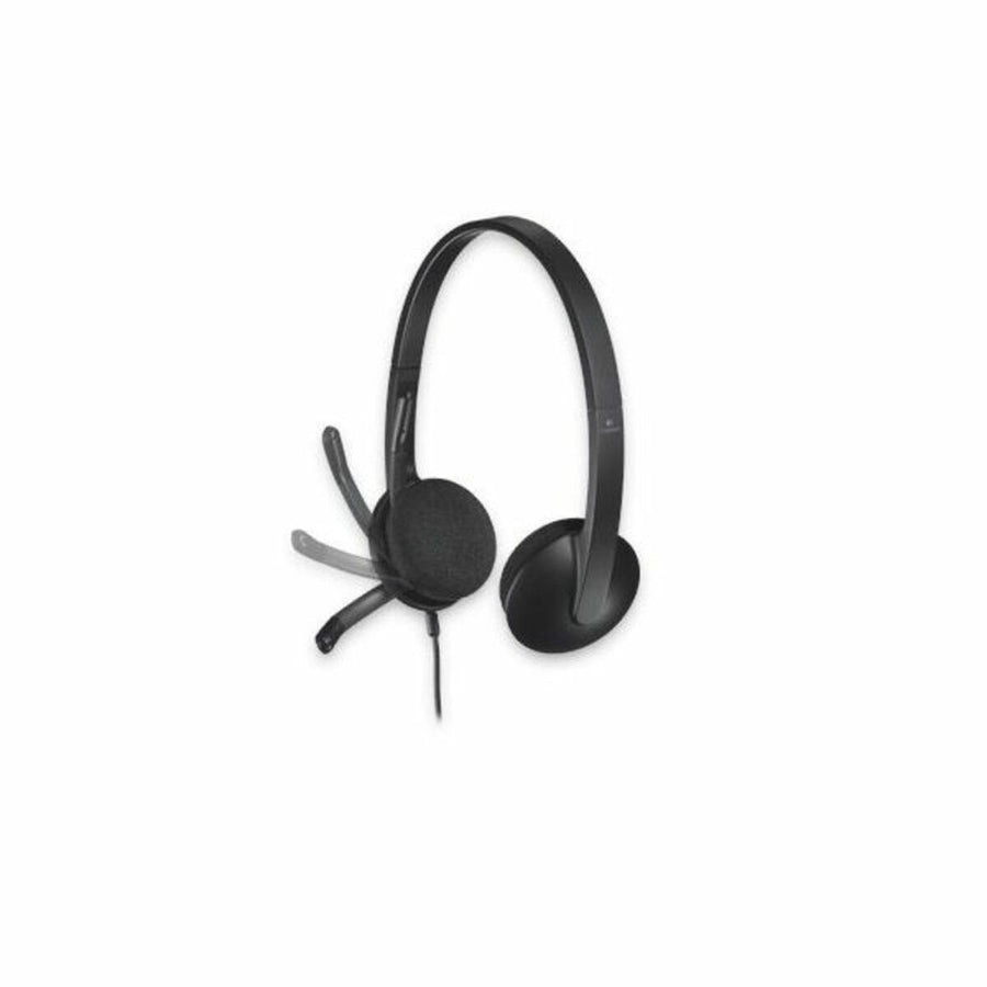 Auriculares con Micrófono Logitech 981-000475 USB 1,8 m Negro