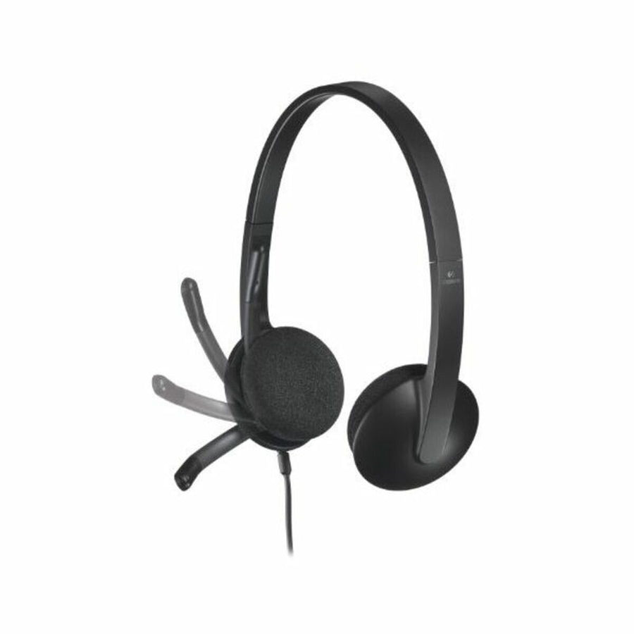 Auriculares con Micrófono Logitech 981-000475 USB 1,8 m Negro