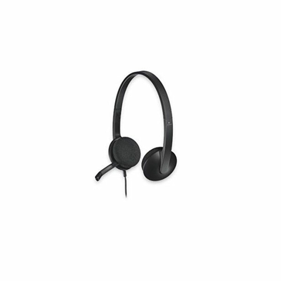 Auriculares con Micrófono Logitech 981-000475 USB 1,8 m Negro