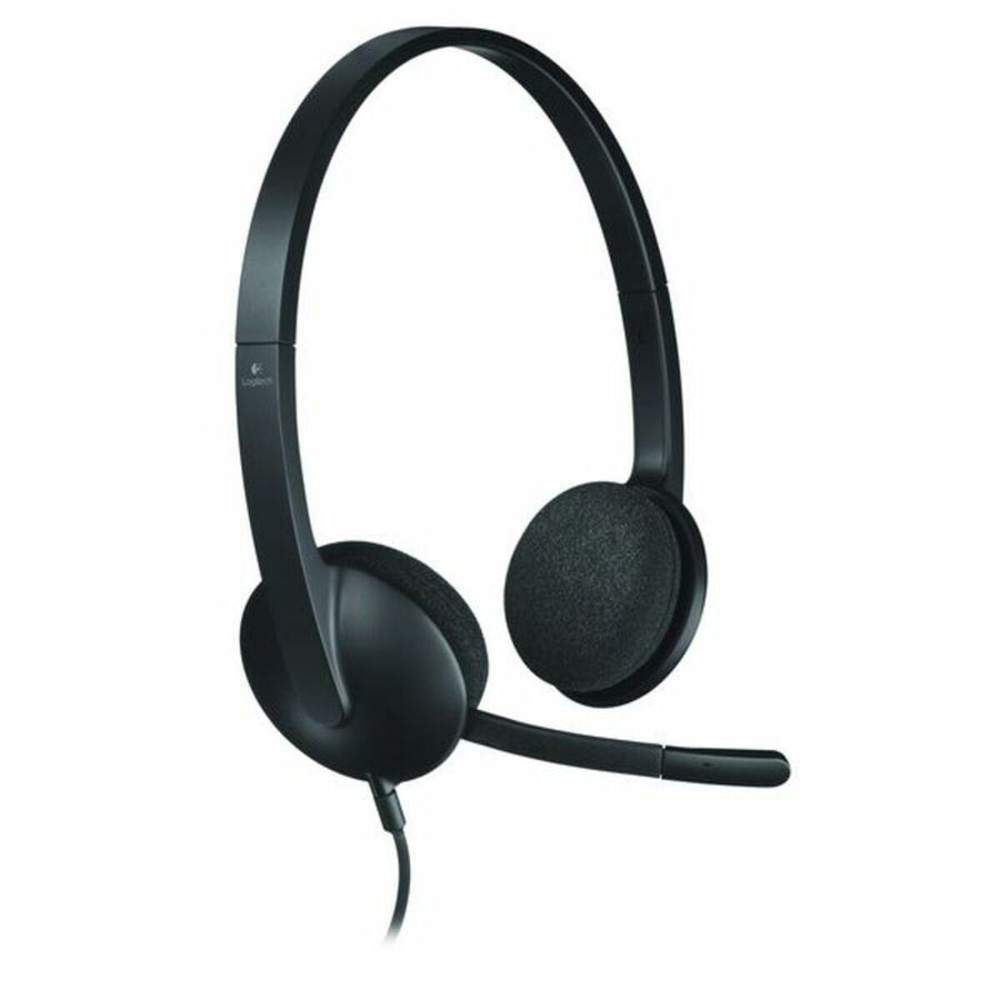 Auriculares con Micrófono Logitech 981-000475 USB 1,8 m Negro