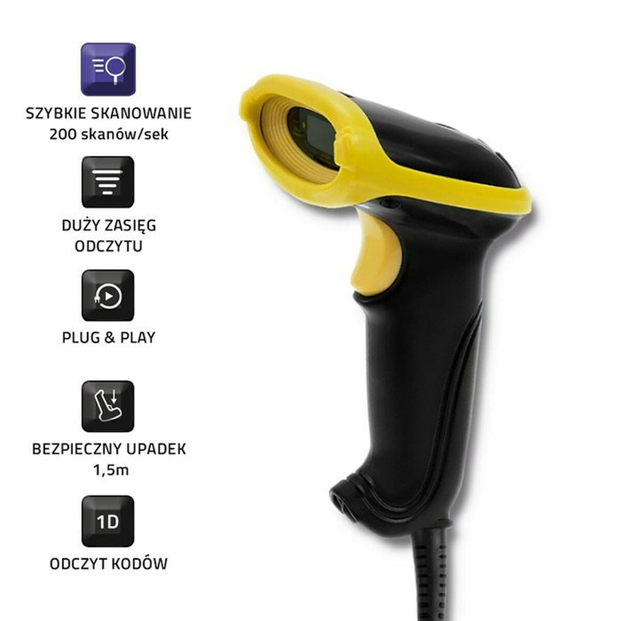 Barcode Reader Qoltec 50860