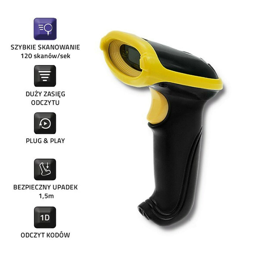 Barcode Reader Qoltec 50862