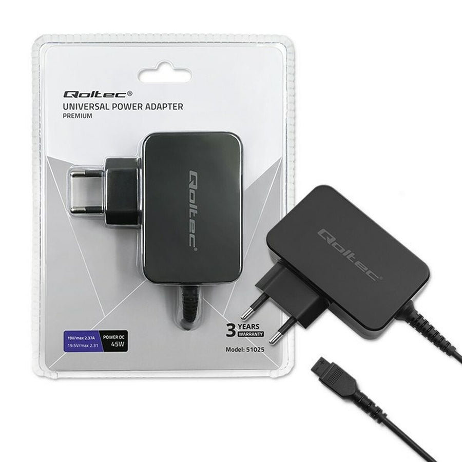 Laptop Charger Qoltec 51025 45 W