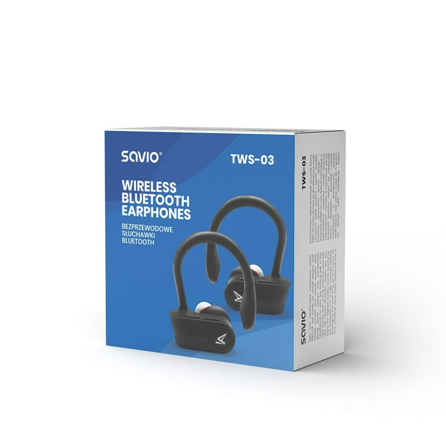 Auriculares in Ear Bluetooth Savio TWS-03 Negro Grafito