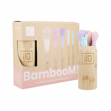 Set de Brochas de Maquillaje Ilū Bamboom Multicolor Bambú 6 Piezas