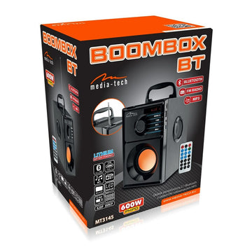 Bluetooth Speakers Media Tech BoomBox BT MT3145 V2 Black 600 W