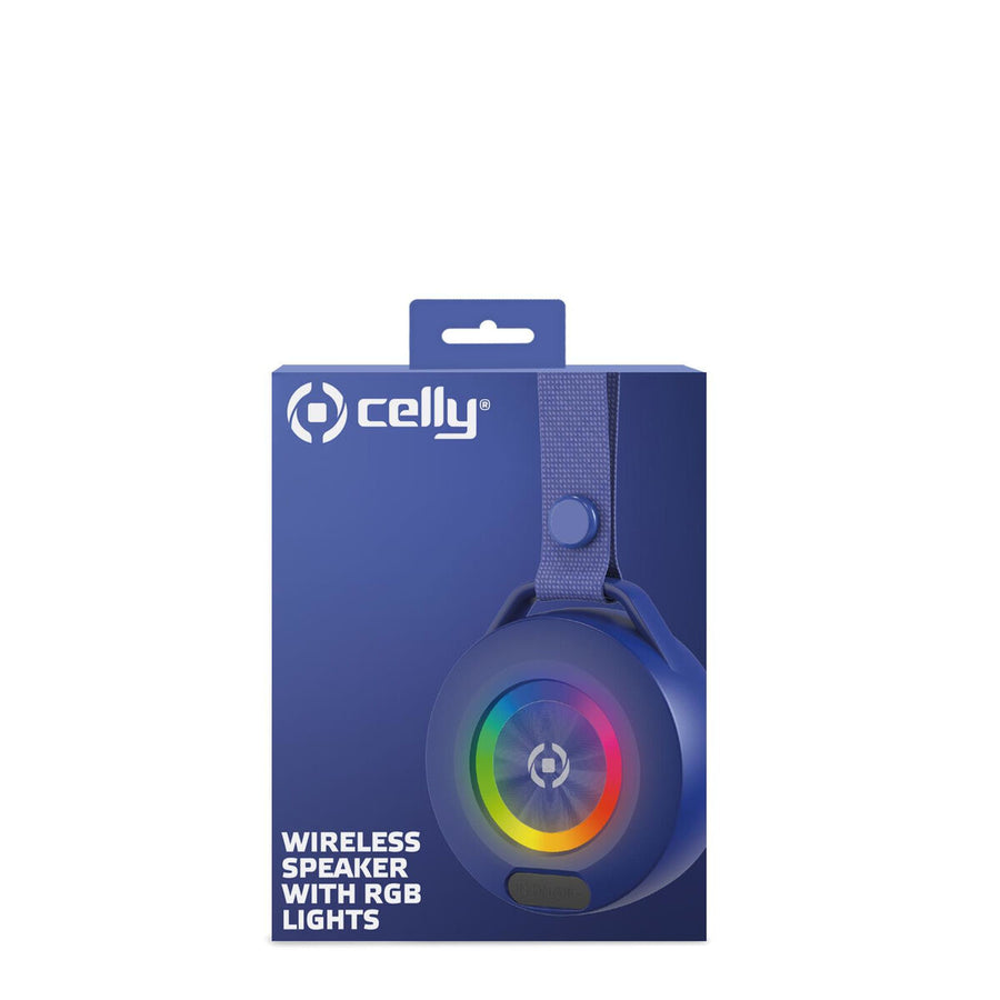 Cable USB Celly LIGHTBEATBL Azul