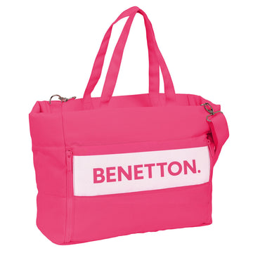 Maletín para Portátil Benetton Raspberry Fucsia (54 x 31 x 17 cm)