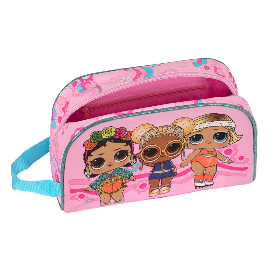 School Toilet Bag LOL Surprise! Glow girl Pink (26 x 16 x 9 cm)