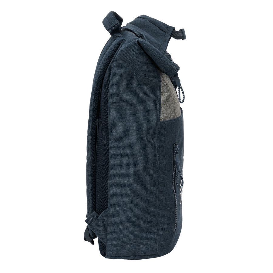 Mochila para Portátil Kappa Dark navy Gris Azul marino 28 x 42 x 13 cm