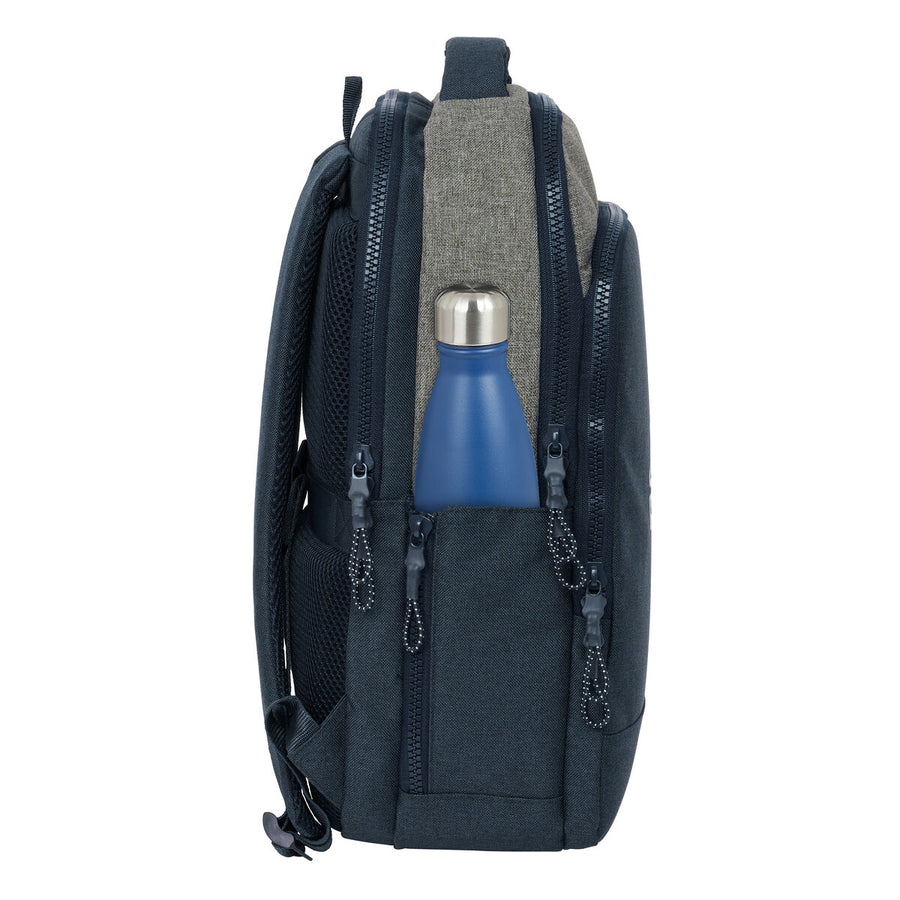 Mochila para Portátil Kappa Dark Navi Gris Azul marino 29 x 44 x 15 cm