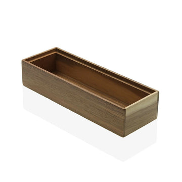 Caja Multiusos Versa Mediano 7,7 x 5,1 x 22,8 cm Acacia Bambú