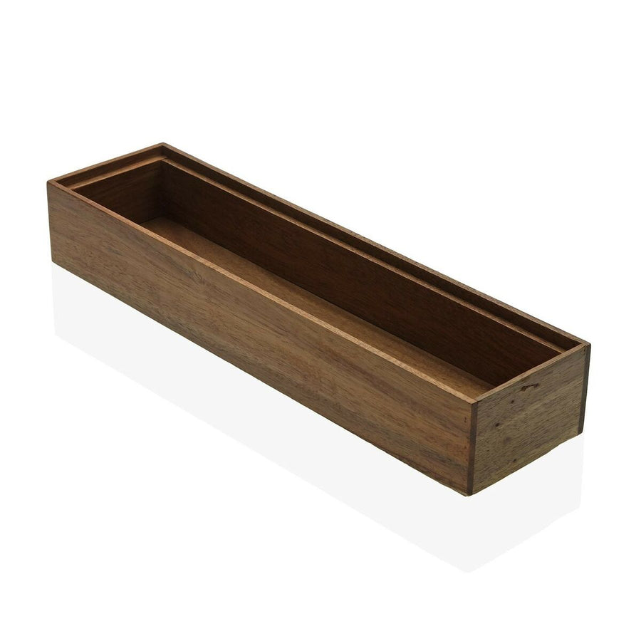 Caja Multiusos Versa Grande 7,7 x 5,1 x 30,5 cm Acacia Bambú