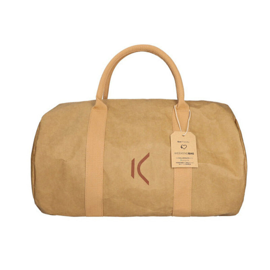 Bolsa de Viaje KSIX WeekendBag Marrón Eco-friendly papel kraft