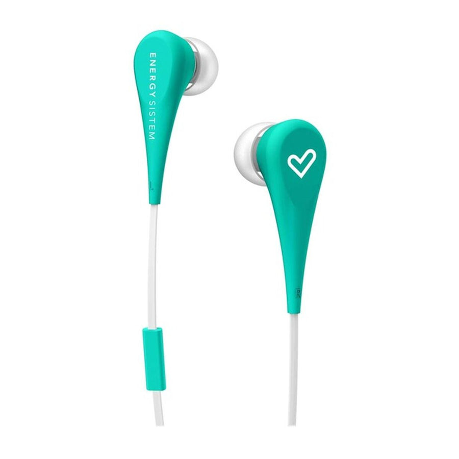 Auriculares con Micrófono Energy Sistem 445998 Azul Menta Verde