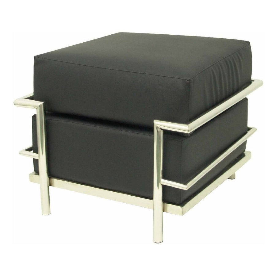 Footrest P&C Imitation leather Black