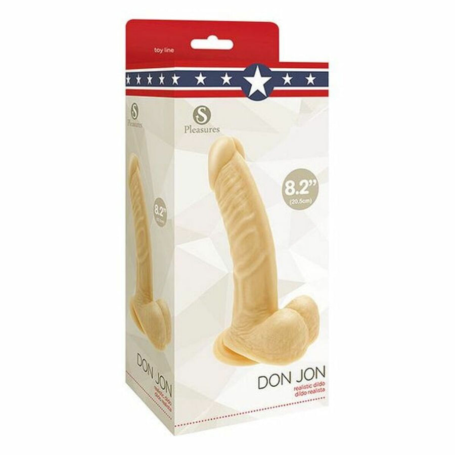 Consolador Realista S Pleasures Don Jon PVC Ø 4,4 cm (17 cm)