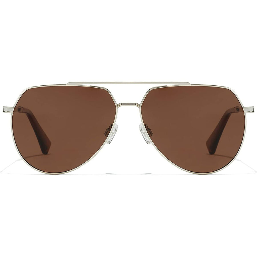 Unisex Sunglasses Hawkers Shadow Polarised ø 60 mm Golden Silver Rose gold