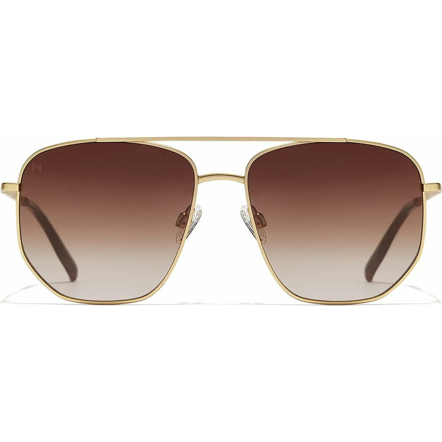 Unisex Sunglasses Hawkers Cad Ø 53 mm Golden Brown