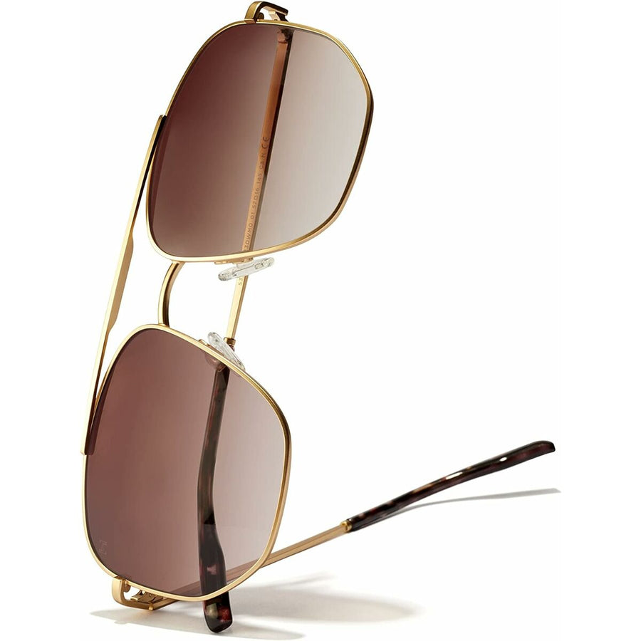 Unisex Sunglasses Hawkers Cad Ø 53 mm Golden Brown