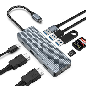 Regleta de Conexiones 4K Lector de Tarjetas USB 3.0 (Reacondicionado A)