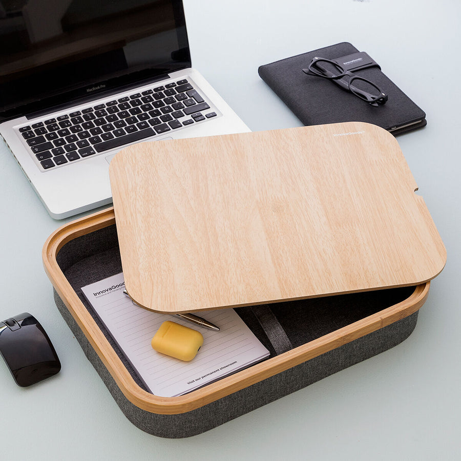 Portable Laptop Desk with Storage Tray Larage InnovaGoods